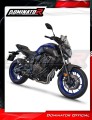 komplette Auspuffanlage mit Schalldämpfer DOMINATOR Full System HP8 schwarz passend für Yamaha MT 07 2014  2020 5