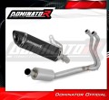komplette Auspuffanlage mit Schalldämpfer DOMINATOR Full System HP8 schwarz passend für Kawasaki NINJA 400 2018  2022 2
