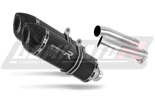 Auspuff Schalldämpfer DOMINATOR HP1 schwarz passend für Aprilia RSV 1000 R 2004  2009 2