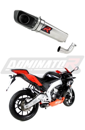 RS4 125 ABS Exhaust Aprilia Muffler Auspuff Sportauspuff Silencer Echappement Silencieux Scarico Scarichi Escape Carbon Tip HP4 2012 - 2017 Dominator  x