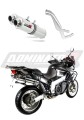 Auspuff Schalldämpfer DOMINATOR rund passend für Aprilia ETV 1000 Caponord 2001  2004 5