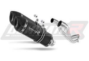 Aprilia Pegaso 650 Factory 2007 - 2010 Schalldämpfer Auspuff HP1 BLACK + dB killer medium