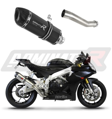 Auspuff Schalldämpfer DOMINATOR HP1 schwarz passend für Aprilia RSV 4 R APRC Factory 2011  2015 3