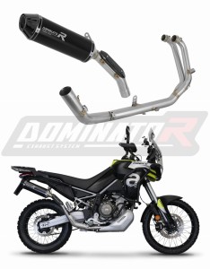 Aprilia Tuareg 660 2021 - 2023 Auspuffanlagen Schalldämpfer HP3 BLACK + dB killer medium
