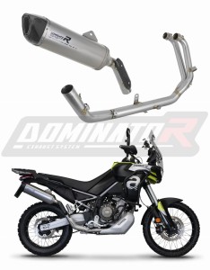 Aprilia Tuareg 660 2021 - 2023 Auspuffanlagen Schalldämpfer Titan HP6 + dB killer medium