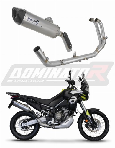 komplette Auspuffanlage mit Schalldämpfer DOMINATOR Full System Titan HP6 passend für Aprilia Tuareg 660 2021  2023 7