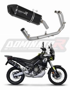 Aprilia Tuareg 660 2021 - 2023 Auspuffanlagen Schalldämpfer HP7 BLACK + dB killer medium