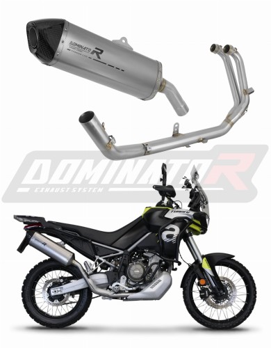 Aprilia Tuareg 660 2021 - 2022 EXHAUST Collector Manifold Full System Muffler Auspuff Sportauspuff Silencer Echappement Silencieux Scarico Scarichi Escape Wydech Tłumik HP7 Titanium Dominator Exhaust System x