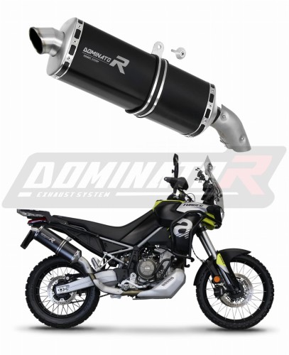 Auspuff Schalldämpfer DOMINATOR P7 schwarz passend für Aprilia Tuareg 660 2021  2023 6