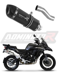 Benelli TRK 502X 2018 - 2021 Schalldämpfer Auspuff HP1 BLACK + dB killer medium