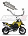 complete exhaust system with muffler DOMINATOR Full System titanium P7 fits to Benelli TRK 502 X 2022  2023 5