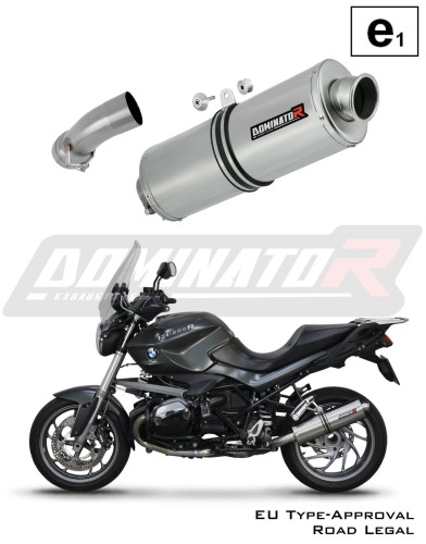 Auspuff Schalldämpfer DOMINATOR homologiert OV passend für BMW R1200R 2010  2014 6