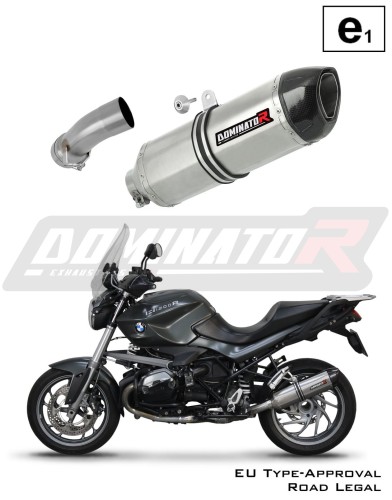 Auspuff Schalldämpfer DOMINATOR homologiert HP1 passend für BMW R1200R 2010  2014 6