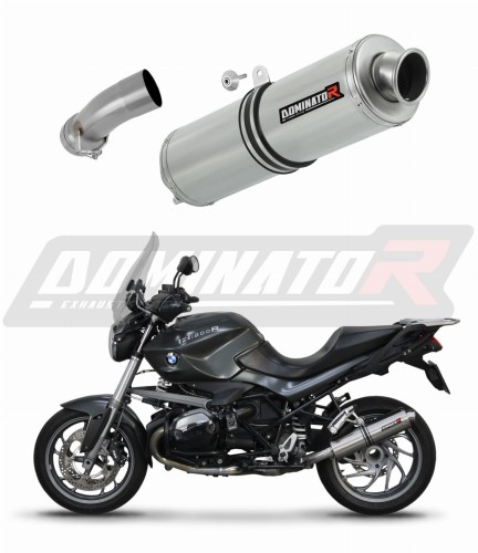 Auspuff Schalldämpfer DOMINATOR rund passend für BMW R1200R 2010  2014 6