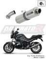 Auspuff Schalldämpfer DOMINATOR homologiert rund passend für BMW R1200R 2010  2014 6