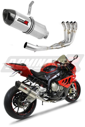 S1000RR EXHAUST FULL SYSTEM Exhaust BMW Muffler Auspuff Sportauspuff Silencer Echappement Silencieux Scarico Scarichi Escape Wydech Tłumik Carbon Tip HP1 2009 - 2011 Dominator x