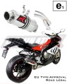 S1000RR Exhaust BMW Homologated EC Type approval  Street legal Approval Certificate Muffler Auspuff Sportauspuff Silencer Echappement Silencieux Scarico Scarichi Escape Wydech Tłumik GP 1 2017 - 2018 Dominator x