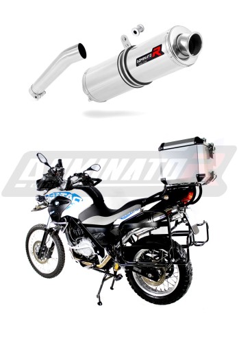 Auspuff Schalldämpfer DOMINATOR rund passend für BMW G650 GS 2011  2018 5