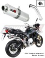 F850GS Exhaust BMW Homologated EC Type approval  Street legal Approval Certificate Muffler Auspuff Sportauspuff Silencer Echappement Silencieux Scarico Scarichi Escape Wydech Tłumik OVAL 2018 - 2020 Dominator x