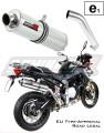 F850GS Exhaust BMW Homologated EC Type approval  Street legal Approval Certificate Muffler Auspuff Sportauspuff Silencer Echappement Silencieux Scarico Scarichi Escape Wydech Tłumik ROUND 2018 - 2020 Dominator x