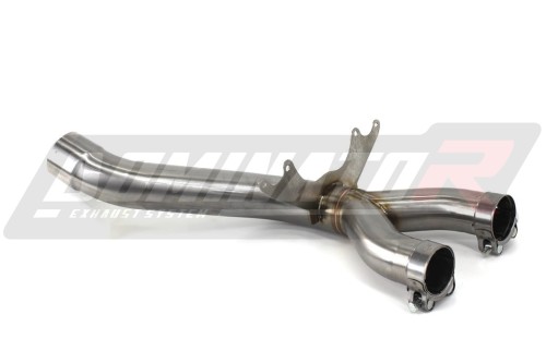 S1000R Exhaust Cat Eliminator Catalyst Catalytic Converter Linkpipe Decat Downpipe 2014 - 2016 DOMINATOR  x