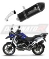 Auspuff Schalldämpfer DOMINATOR HP7 schwarz passend für BMW R1200GS Adventure 2008  2009 6