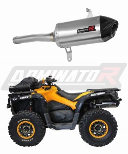 Can am Outlander 650 2013 - 2017 Schalldämpfer Auspuff HP7 + dB killer medium