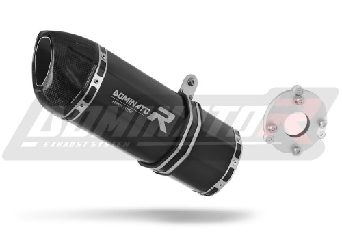Auspuff Schalldämpfer DOMINATOR HP1 schwarz passend für Daelim VJF Roadsport 125  2