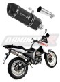 Derbi Terra Adventure 125 2008 - 2015 EXHAUST Muffler Auspuff Sportauspuff Silencer Echappement Silencieux Scarico Scarichi Escape Wydech Tłumik HP1 BLACK Dominator Exhaust System x