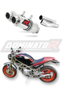 Ducati MONSTER 600 1993 - 2002 Schalldämpfer Auspuff GP1 + dB killer medium