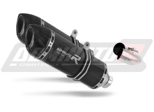 Ducati MONSTER 796 2010 - 2015 Schalldämpfer Auspuff HP1 BLACK + dB killer medium
