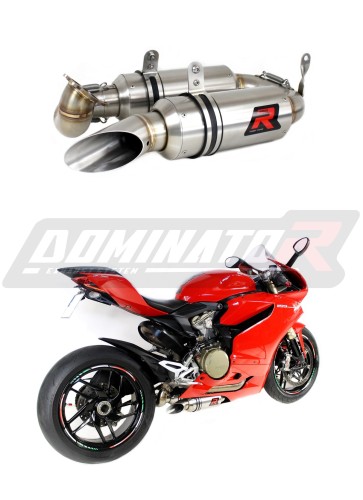1199 PANIGALE EXHAUST Ducati Muffler Auspuff Sportauspuff Silencer Echappement Silencieux Scarico Scarichi Escape Wydech Tłumik 2012 - 2014 Dominator  x