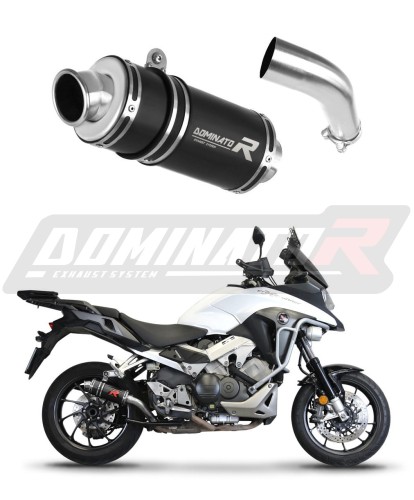 Auspuff Schalldämpfer DOMINATOR GP1 schwarz passend für Honda VFR 800 X Crossrunner 2015  2021 8