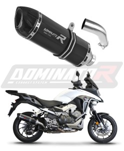 Honda VFR 800 X Crossrunner 2015 - 2021 Schalldämpfer Auspuff HP1 BLACK + dB killer medium