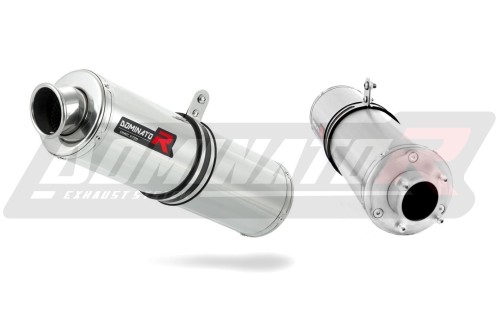 exhaust muffler DOMINATOR ROUND fits to Honda CBF 250 2004  2006 3