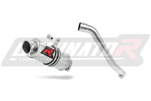 Honda XL 600 V TRANSALP 1987 - 2000 Schalldämpfer Auspuff GP1 + dB killer medium
