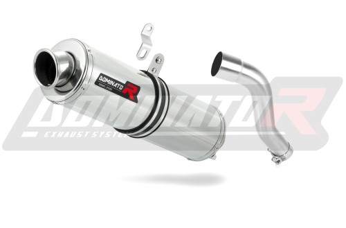 Auspuff Schalldämpfer DOMINATOR rund passend für Honda XL 700 V TRANSALP 2008  2014 3