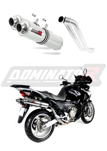 Auspuff Schalldämpfer DOMINATOR rund passend für Honda XL 1000 V VARADERO 1999  2016 5