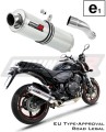 Auspuff Schalldämpfer DOMINATOR homologiert rund passend für CB 600F HORNET 2007  2013 6