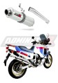 Auspuff Schalldämpfer DOMINATOR rund passend für Honda XRV 750 AFRICA TWIN RD04 1990  1992 6
