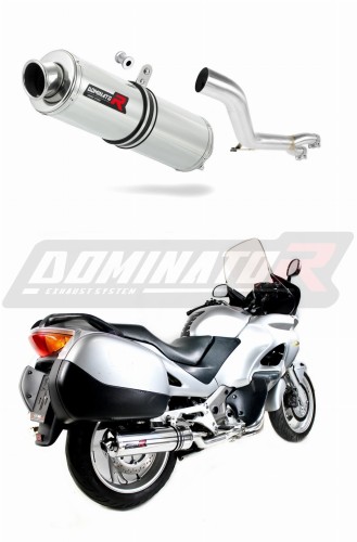 Auspuff Schalldämpfer DOMINATOR rund passend für Honda NT 650 V DEAUVILLE RC47 1998  2005 5