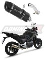 Auspuff Schalldämpfer DOMINATOR HP1 schwarz passend für Honda NC 700 / 750 S 2012  2020 3