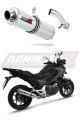 Auspuff Schalldämpfer DOMINATOR rund passend für Honda NC 700 / 750 S 2012  2020 6