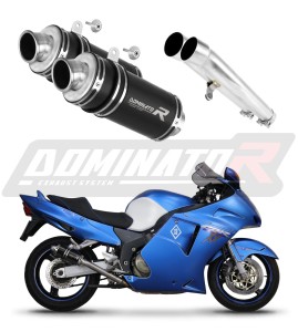 Honda CBR 1100 XX 1996 - 2006 Schalldämpfer Auspuff GP1 BLACK + dB killer medium