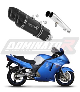 Honda CBR 1100 XX 1996 - 2006 Schalldämpfer Auspuff HP1 BLACK + dB killer medium