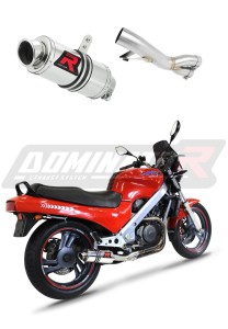 Honda NTV 650 REVERE 1988 - 1997 Schalldämpfer Auspuff GP1 + dB killer medium