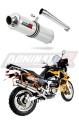 Auspuff Schalldämpfer DOMINATOR rund passend für Honda XRV 750 AFRICA TWIN RD07A 1996  2003 5