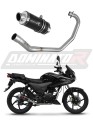 kompletny układ wydechowy z tłumikiem DOMINATOR Full System GP1 CZARNY pasujący do motocykla Honda CBF 125 2009 - 2014 6