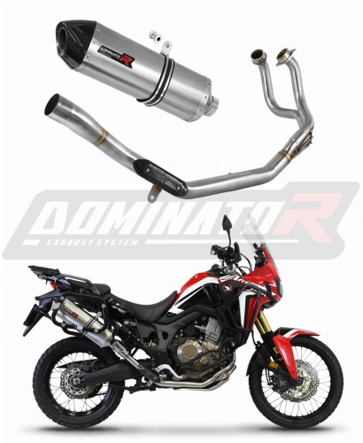 kompletny układ wydechowy z tłumikiem DOMINATOR Full System HP7 pasujący do motocykla Honda CRF 1000L Africa Twin 2016 - 2019 6