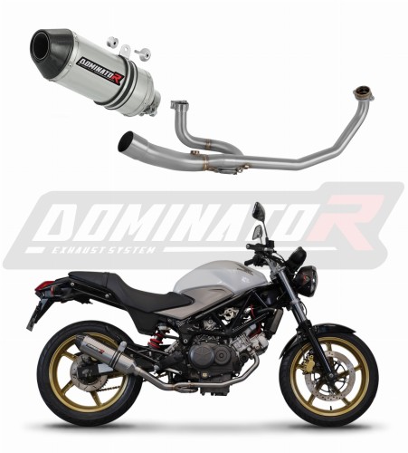 komplette Auspuffanlage mit Schalldämpfer DOMINATOR Full System HP3 passend für Honda VTR 250 2009  2015 6
